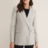 Jackets^Phase Eight Drew Wool Blazer Grey/Neutral