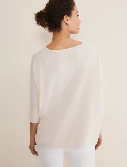 Knitwear^Phase Eight Eden V Neck Jumper Pale Pink