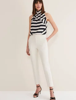 Trousers & Shorts^Phase Eight Eira Cigarette Trousers Almond