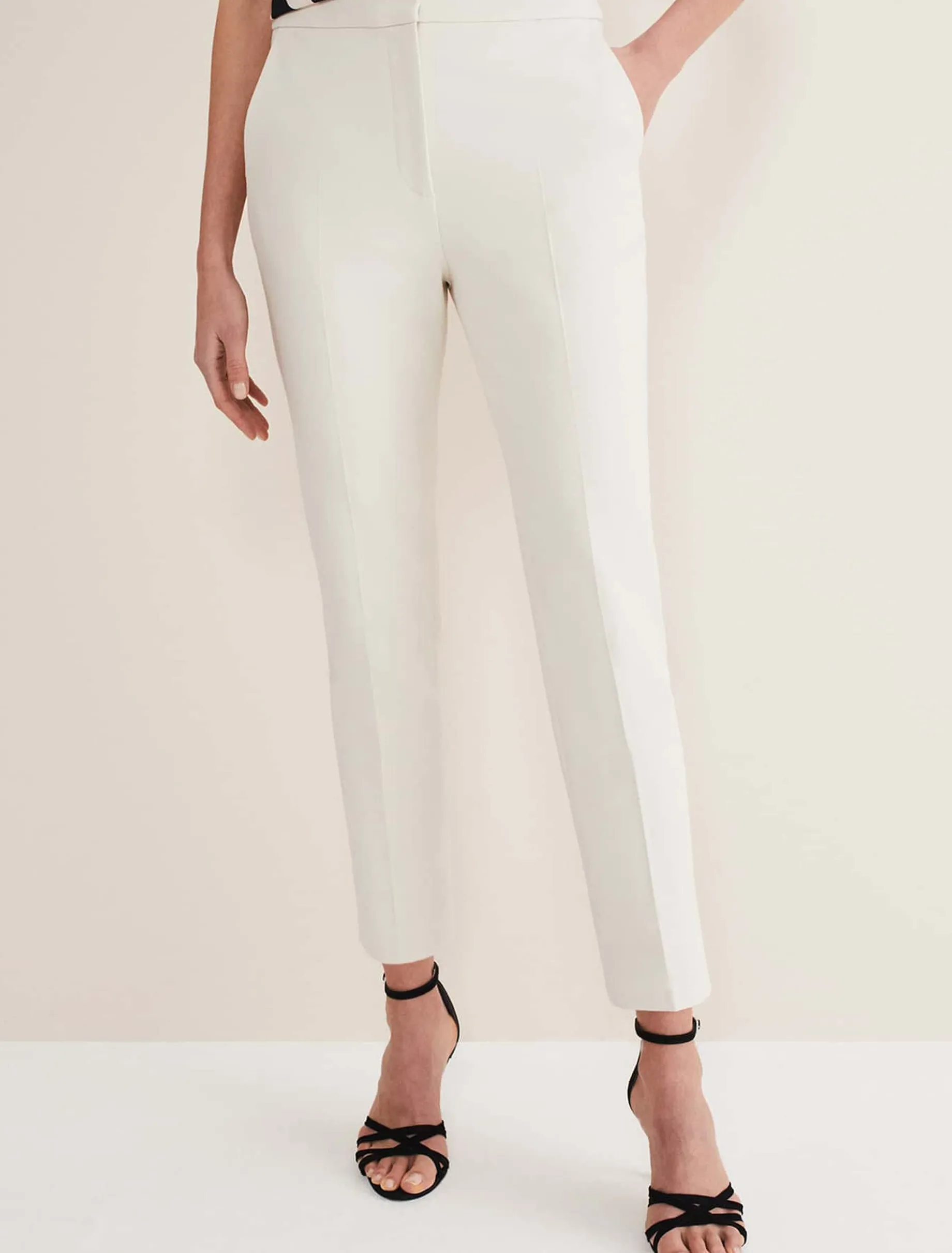 Trousers & Shorts^Phase Eight Eira Cigarette Trousers Almond