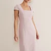 Dresses^Phase Eight Eira Midi Dress Pale Pink