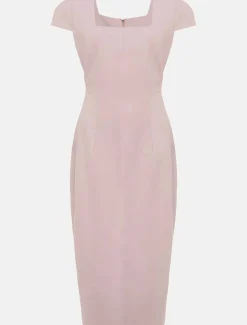 Dresses^Phase Eight Eira Midi Dress Pale Pink