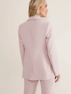 Jackets^Phase Eight Eira Pink Blazer Pale Pink