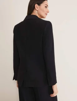 Jackets^Phase Eight Elandra Tux Blazer Black