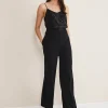 Trousers & Shorts^Phase Eight Elandra Wide Leg Tux Trousers Black