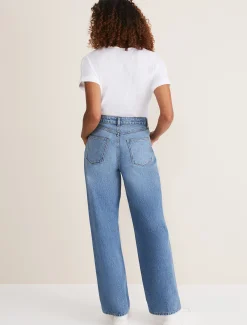 Trousers & Shorts^Phase Eight Eleyana Wide Leg Jean Mid Wash