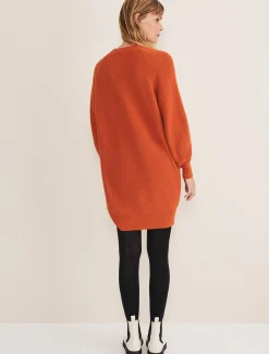 Dresses^Phase Eight Eliana Knitted Jumper Dress Orange