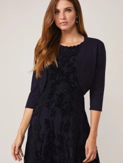 Jackets^Phase Eight Elisha Occasion Bolero Navy
