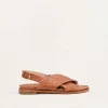 Sandals & Wedges^Phase Eight Elle Leather Crossover Sandals Tan
