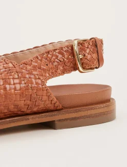 Sandals & Wedges^Phase Eight Elle Leather Crossover Sandals Tan