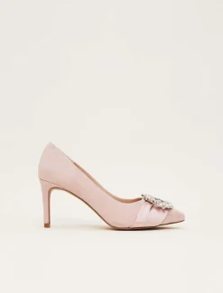 Occasion Shoes^Phase Eight Embellished Court Shoe Antique Rose