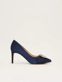 Occasion Shoes^Phase Eight Embellished Court Shoe Navy