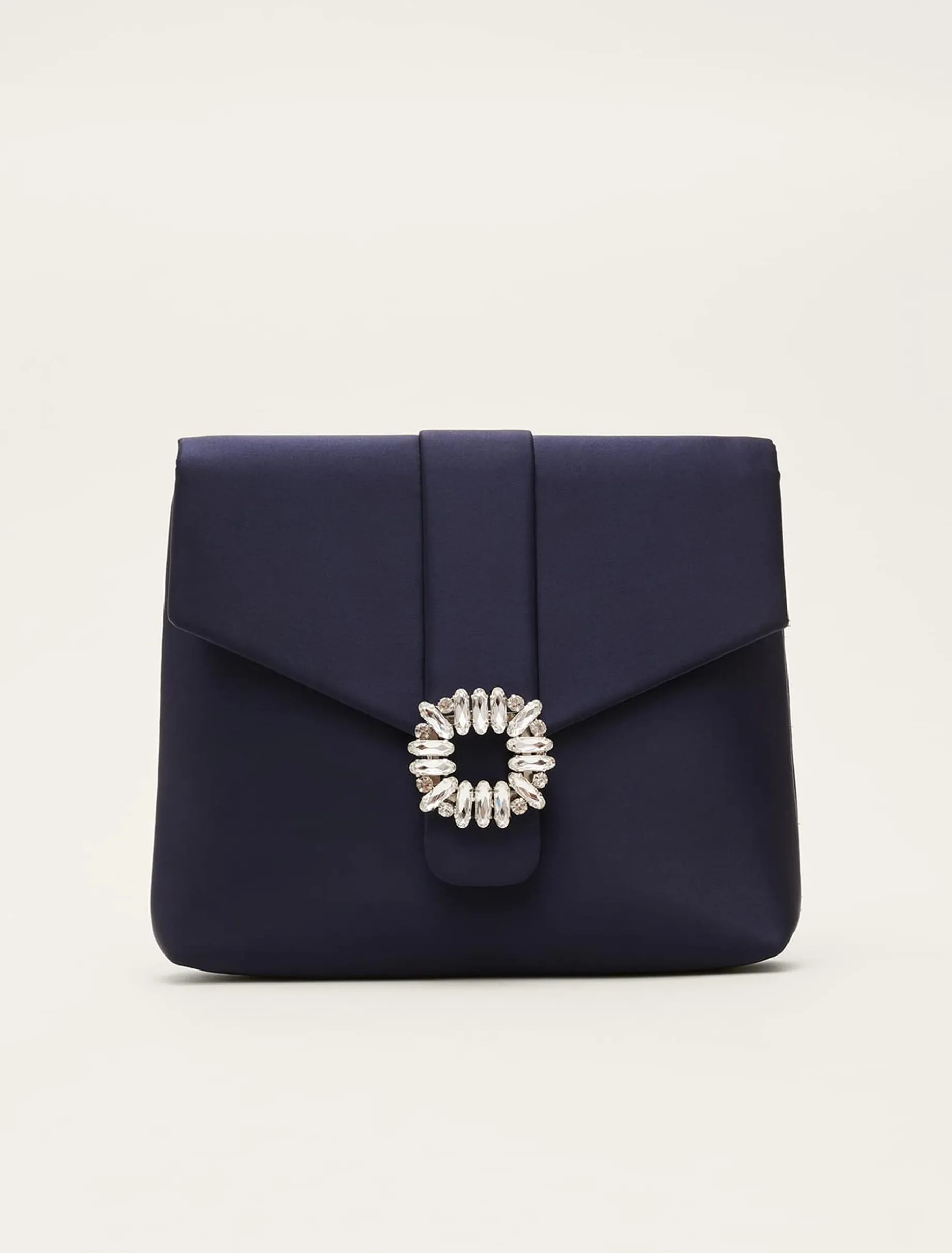 Bags^Phase Eight Embellished Envelope Clutch Bag Navy