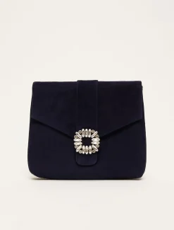 Bags^Phase Eight Embellished Front Bag Navy