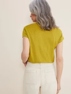 Tops & T-Shirts^Phase Eight Emera V Neck Top Lime