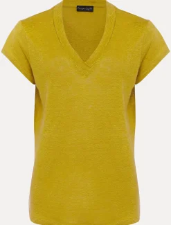 Tops & T-Shirts^Phase Eight Emera V Neck Top Lime