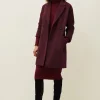 Coats^Phase Eight Emery Double Breasted Wool Coat Port