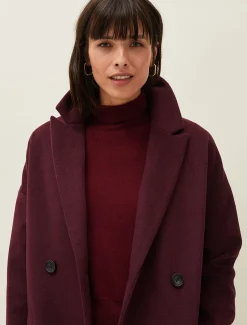 Coats^Phase Eight Emery Double Breasted Wool Coat Port