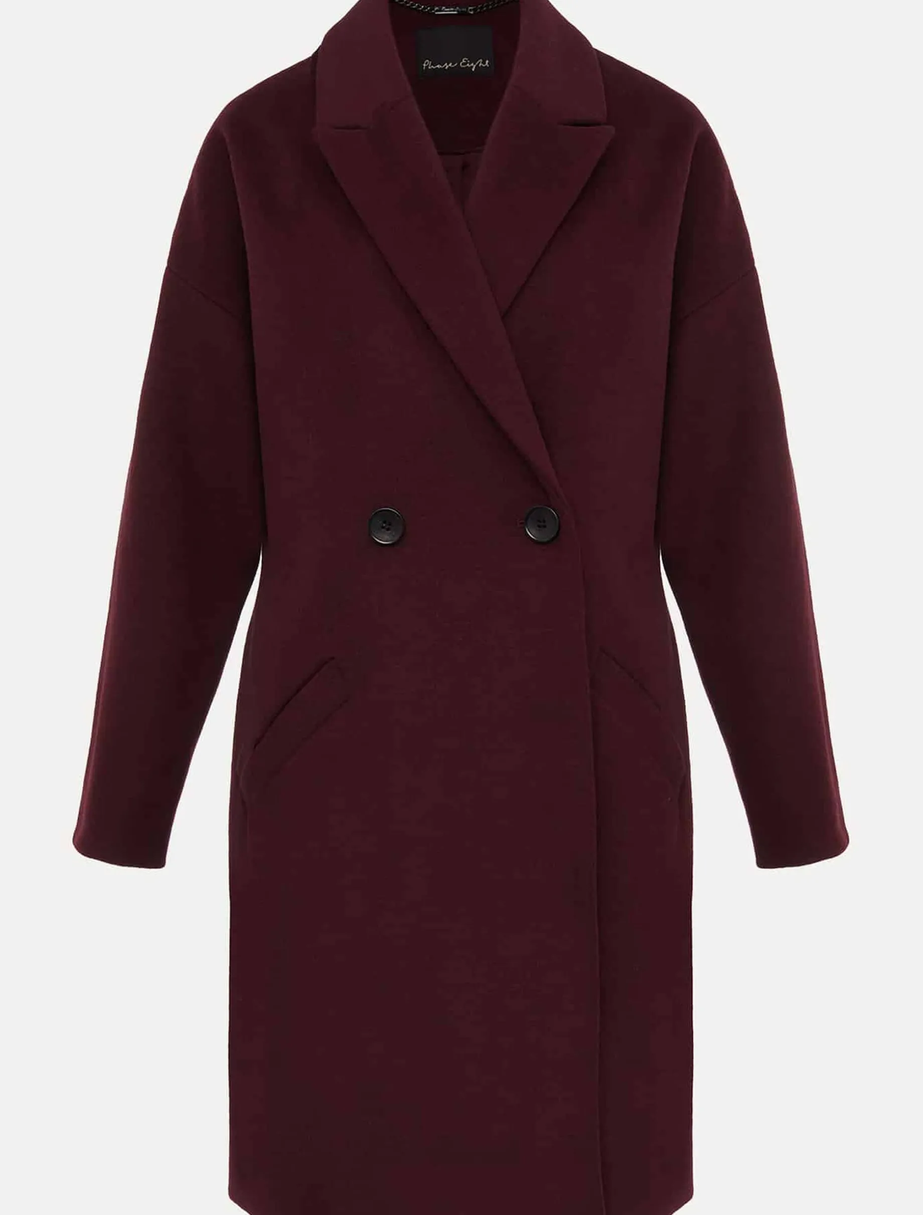 Coats^Phase Eight Emery Double Breasted Wool Coat Port