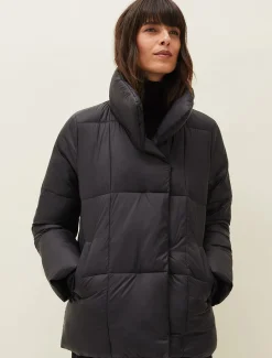 Coats^Phase Eight Eshima Short Puffer Coat Black