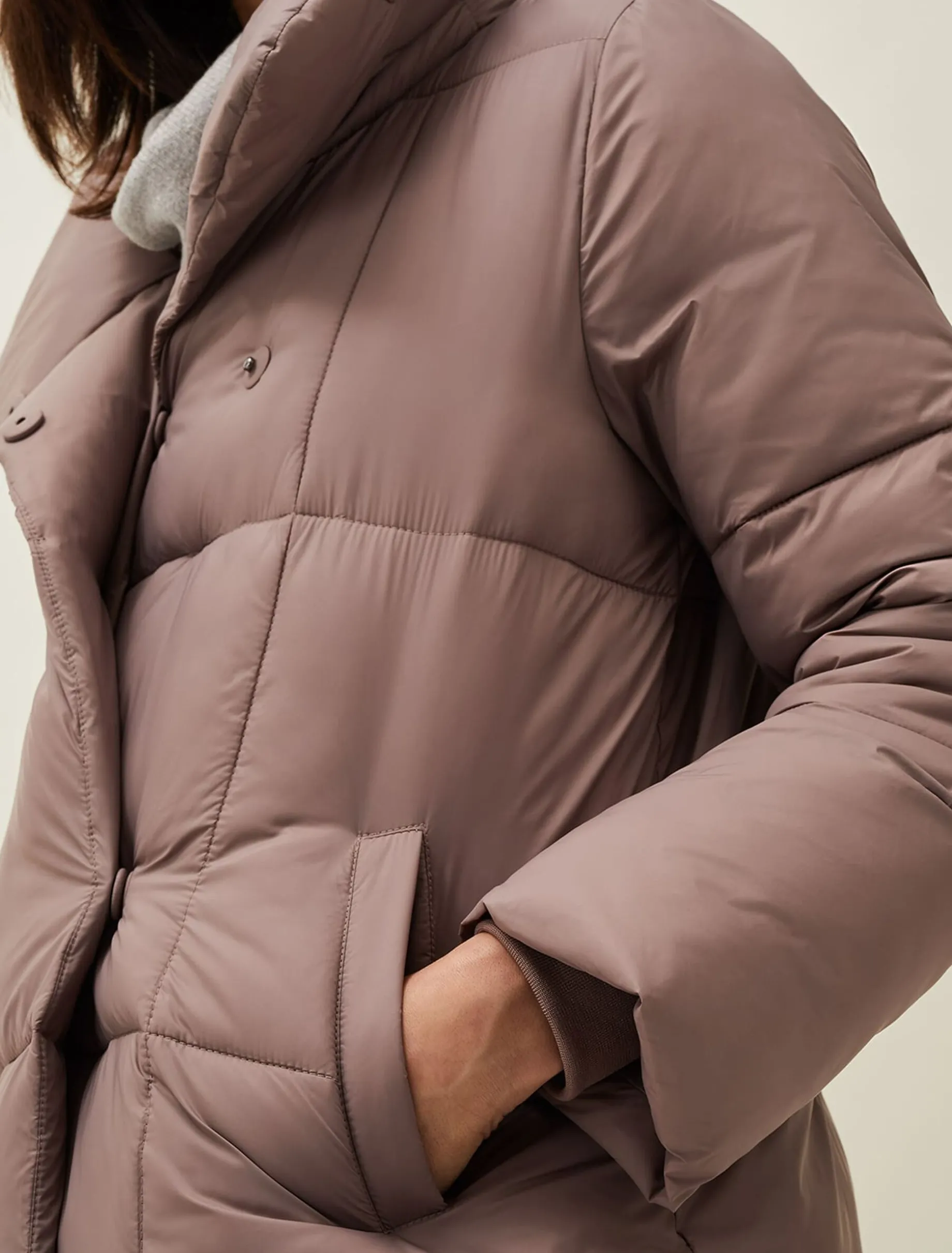 Coats^Phase Eight Eshima Short Puffer Coat Mink