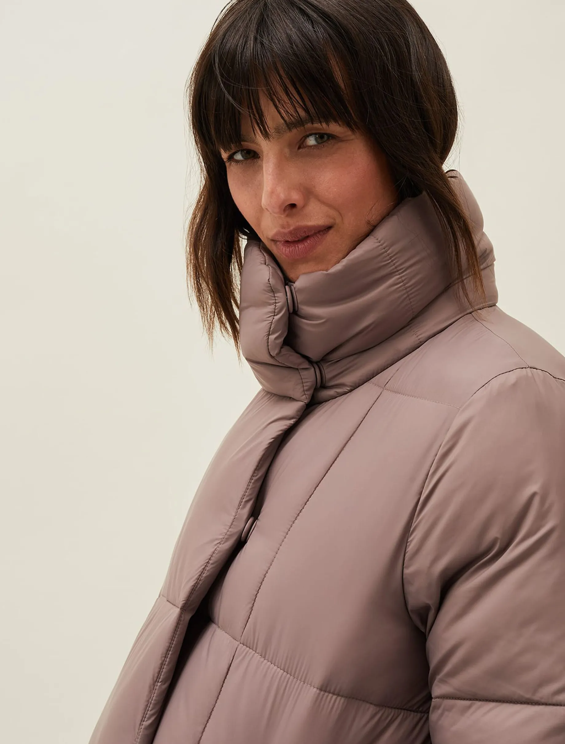 Coats^Phase Eight Eshima Short Puffer Coat Mink