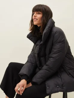 Coats^Phase Eight Eshima Short Puffer Coat Black