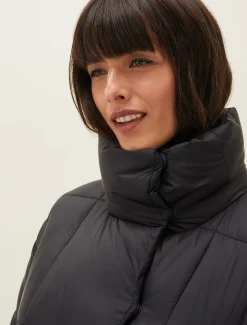 Coats^Phase Eight Eshima Short Puffer Coat Black