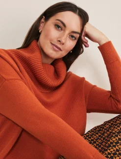Knitwear^Phase Eight Eva Chunky Knit Orange