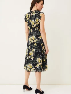 Dresses^Phase Eight Evie Floral Dress Navy/Multi
