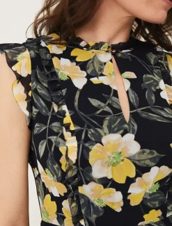 Dresses^Phase Eight Evie Floral Dress Navy/Multi