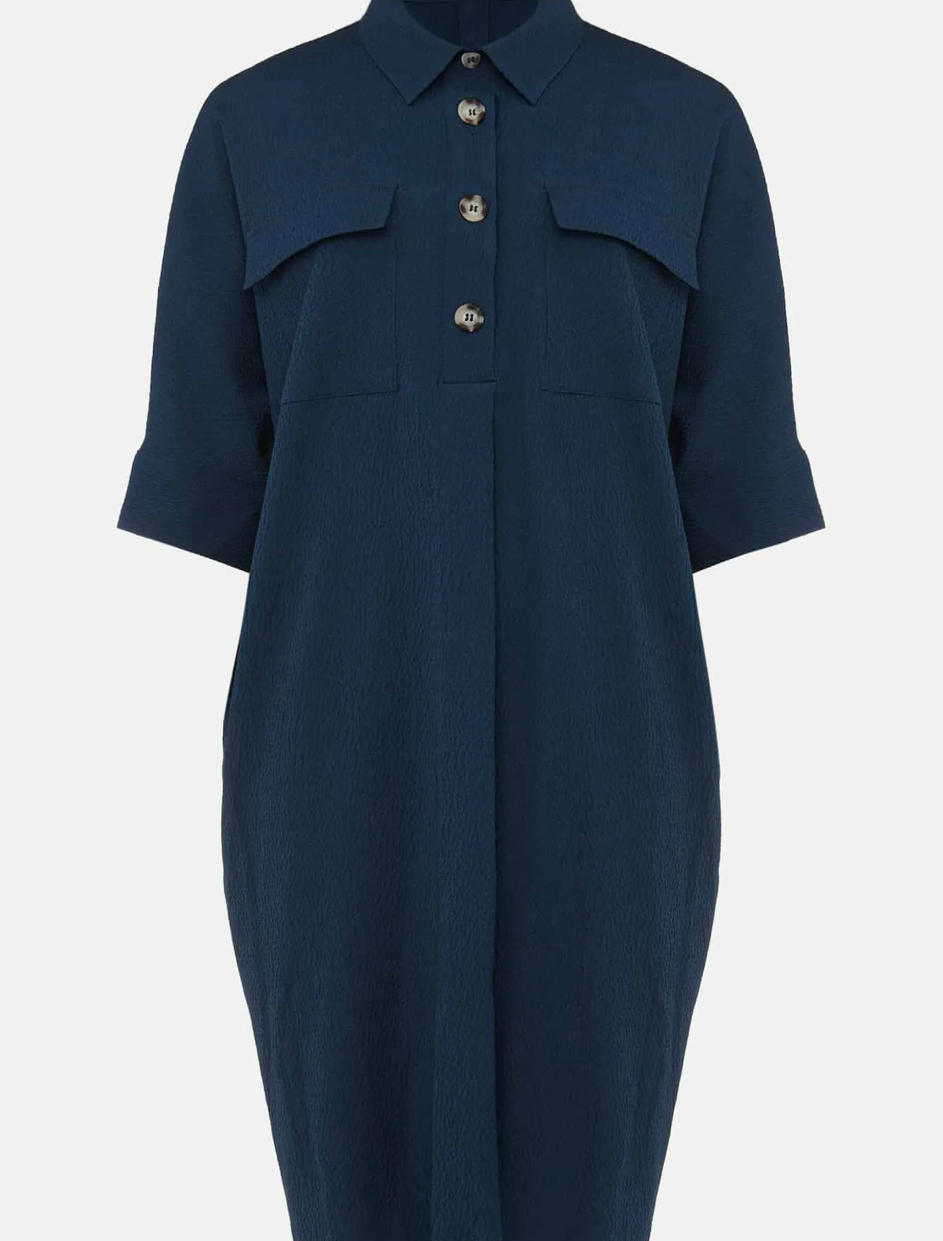 Dresses^Phase Eight Faye Textured Tunic Dress Teal