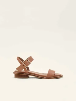 Sandals & Wedges^Phase Eight Flat Buckle Sandal Tan