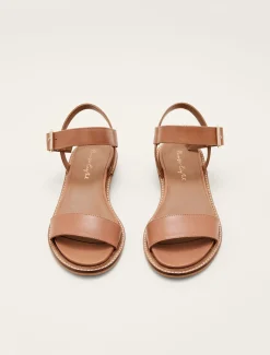 Sandals & Wedges^Phase Eight Flat Buckle Sandal Tan