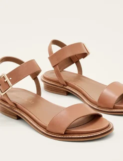 Sandals & Wedges^Phase Eight Flat Buckle Sandal Tan