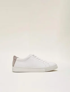 Trainers^Phase Eight Fleur Leather Trainers White