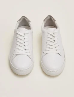 Trainers^Phase Eight Fleur Leather Trainers White