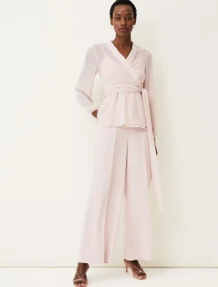 Trousers & Shorts^Phase Eight Florentine Co-Ord Trousers Antique Rose