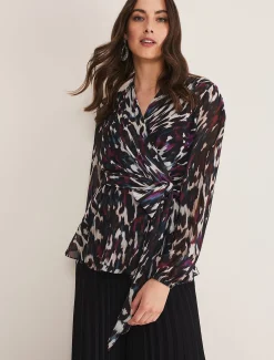 Shirts & Blouses^Phase Eight Florentine Printed Blouse Multi-Coloured