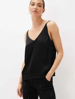 Shirts & Blouses^Phase Eight Florien V Neck Cami Black