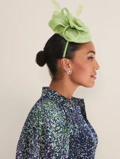 Fascinators & Hats^Phase Eight Flower Pillbox Apple Green