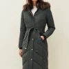 Coats^Phase Eight Gabby Maxi Puffer Coat Green