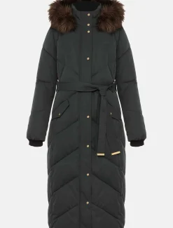 Coats^Phase Eight Gabby Maxi Puffer Coat Green