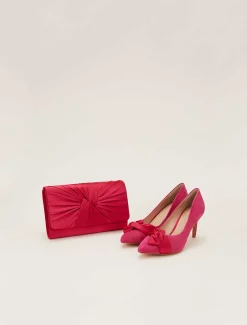 Bags^Phase Eight Gemma Clutch Bag Fuschia