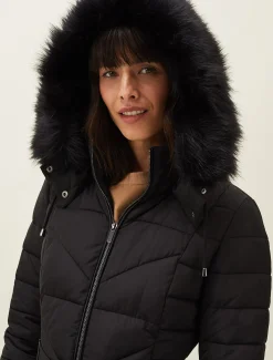 Coats^Phase Eight Georgie Maxi Puffer Coat Black