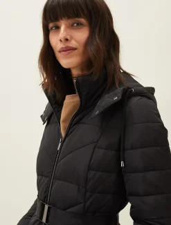 Coats^Phase Eight Georgie Maxi Puffer Coat Black