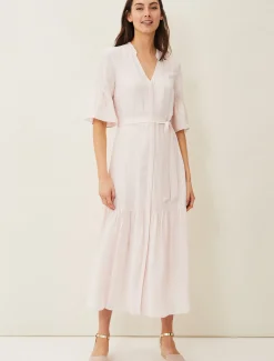 Dresses^Phase Eight Germaine Midaxi Dress Pink