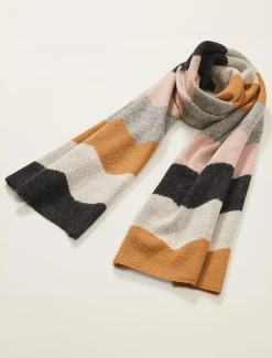 Scarves & Ponchos^Phase Eight Gilly Colourblock Scarf Pink