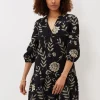 Dresses^Phase Eight Gina Embroidered Dress Black/Stone
