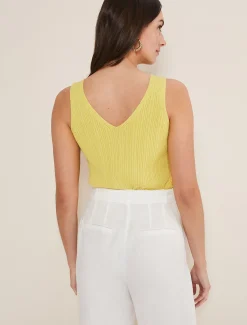 Knitwear^Phase Eight Hattie Knitted Vest Top Lime